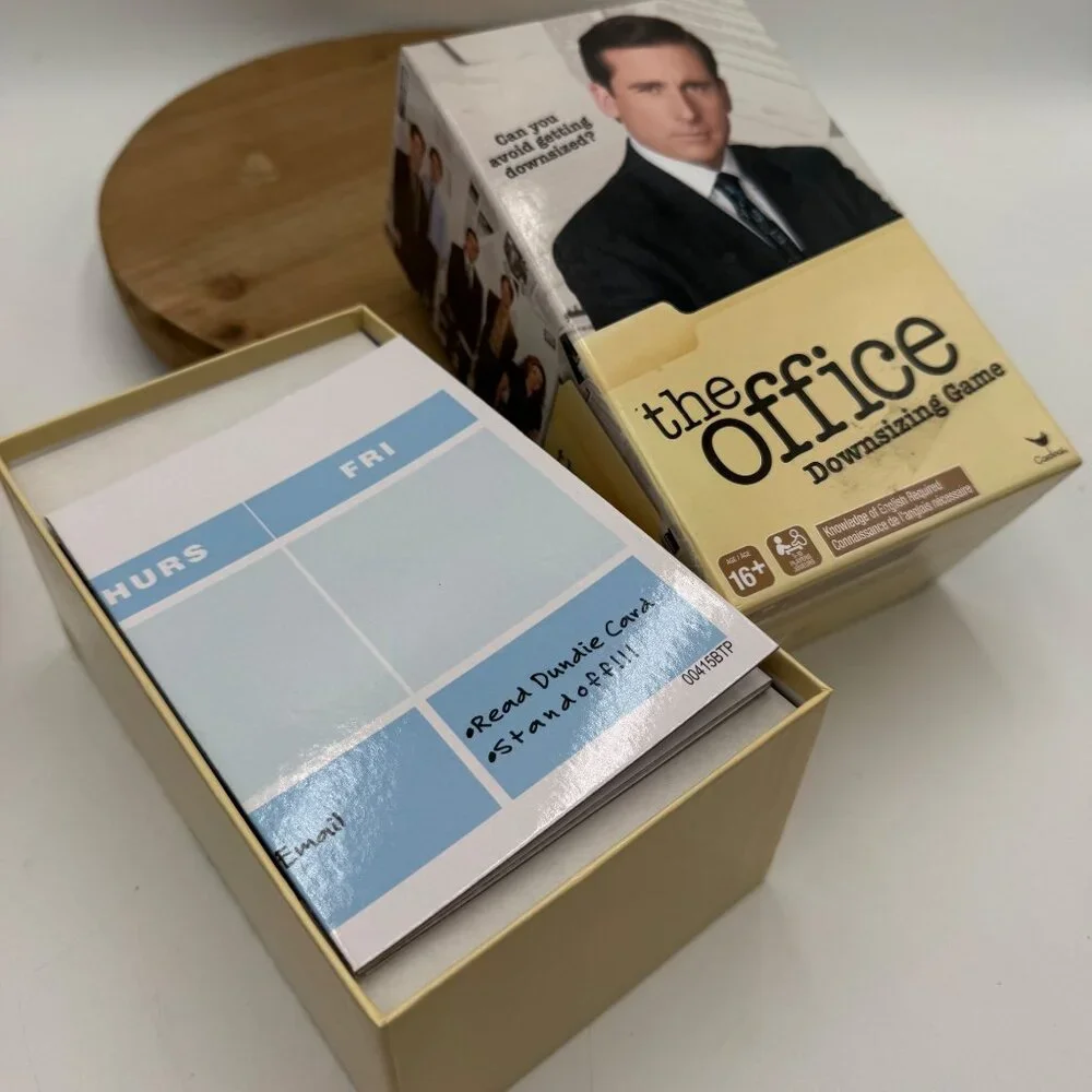 The Office Downsizing Board Game (2019) Dunder Mifflin Fun Family Card Game